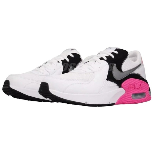 Nike Womens Air Max Excee White Black Pink CD5432-100 Sneakers Size 11